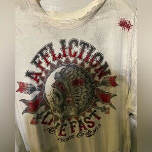 Affliction men’s 3XL shirt